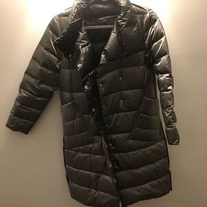 Women's Black Quilted Coat